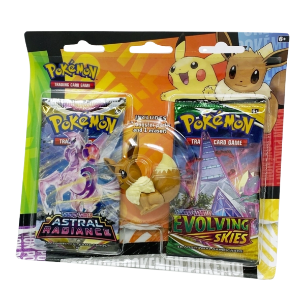 Evolving Skies & Astral Radiance  Eevee/Pikachu 2-Pack Blister